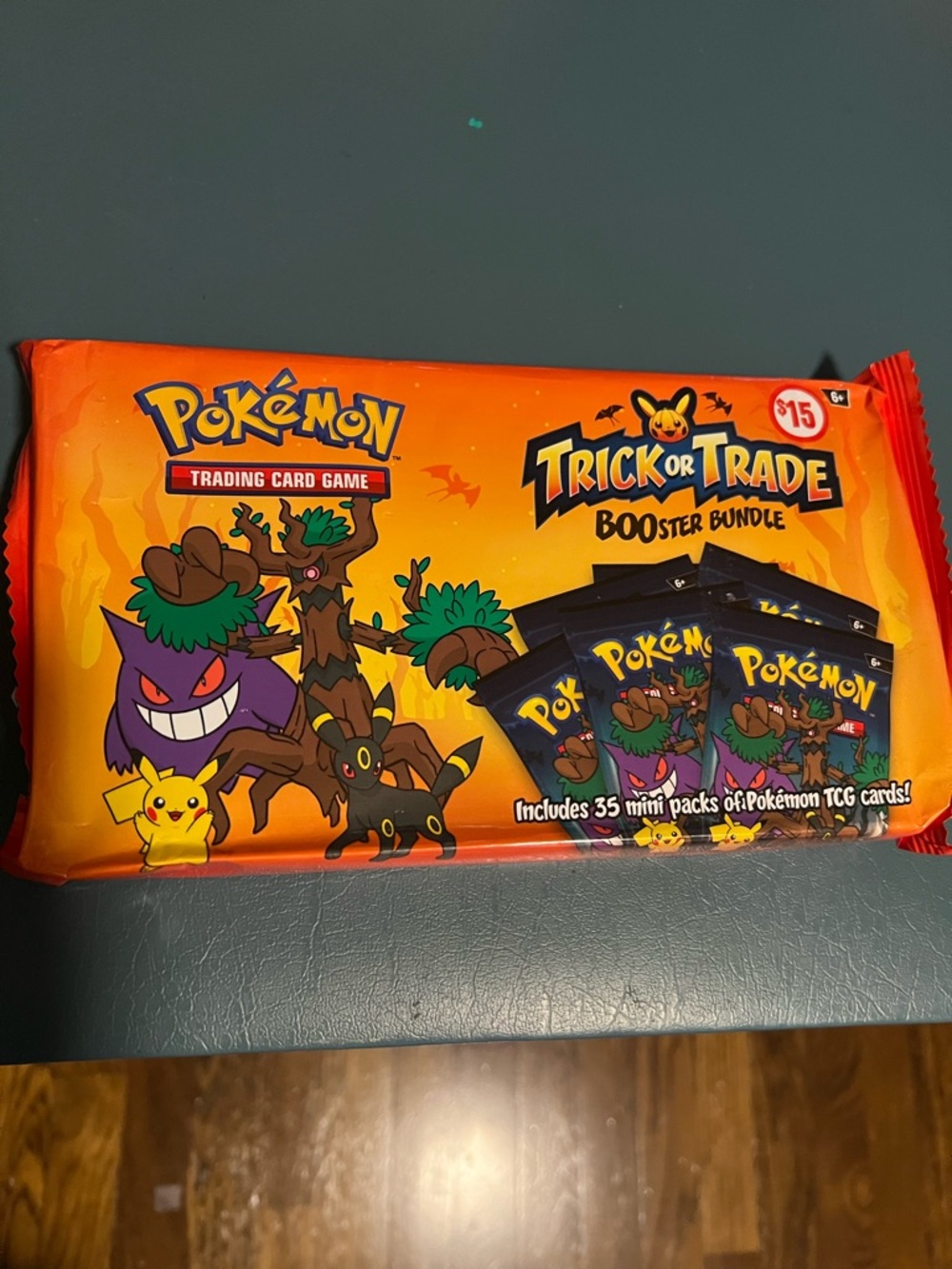 Pokemon Trick or Trade Booster Bundle Orange Red Black